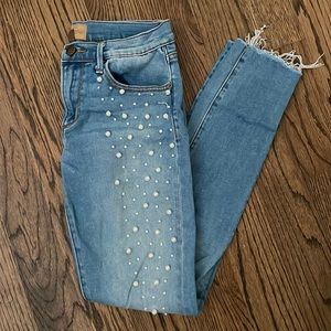 Driftwood Pearl Skinny Jeans Size 26